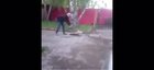 Manhole explosion in Russia