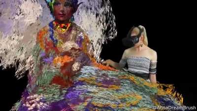 Virtual Painting - Conversation with a goblin By - Anna Dream