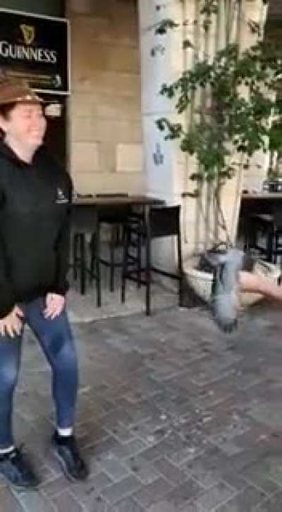 A pigeon...