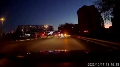 Clean version of SU-34 crashing into the building