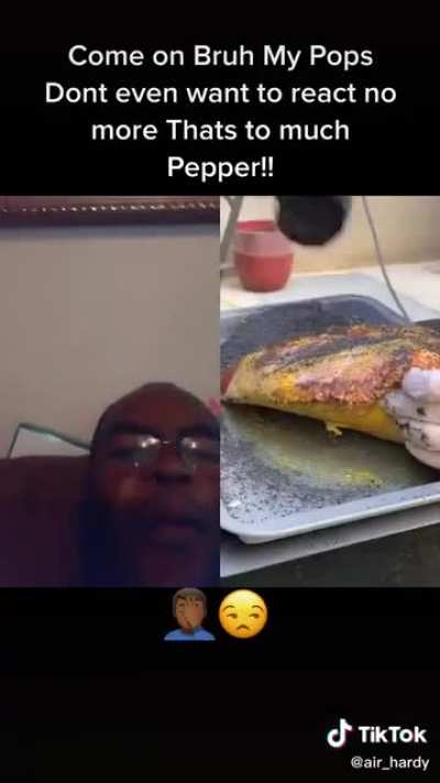 too much damn pepper