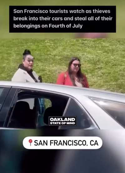 Oakland California car gets âBippedâ Valuables stolen right in front of the owners.