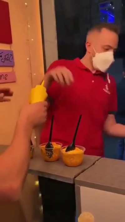 would you like some mustard, sir?