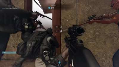 No one can get the door