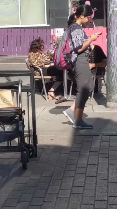 I really wanted to sit outside to drink my espresso....