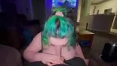 Blowjob and tit fucking all in one (OC)