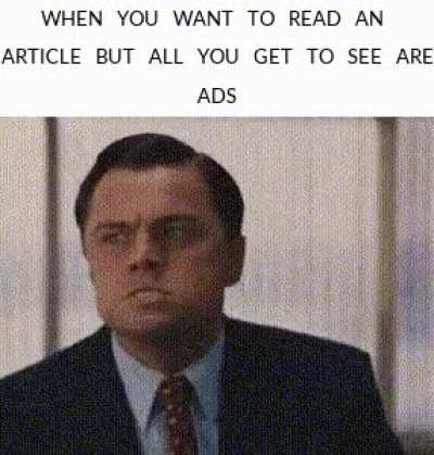 Annoying Ads.
