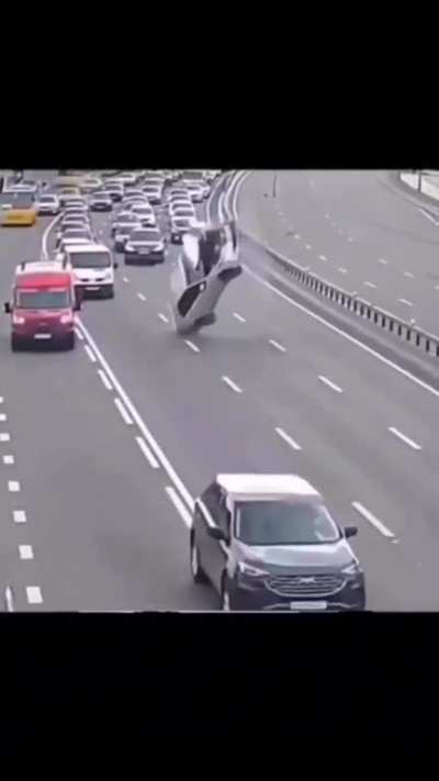 crashed in a fallen wire