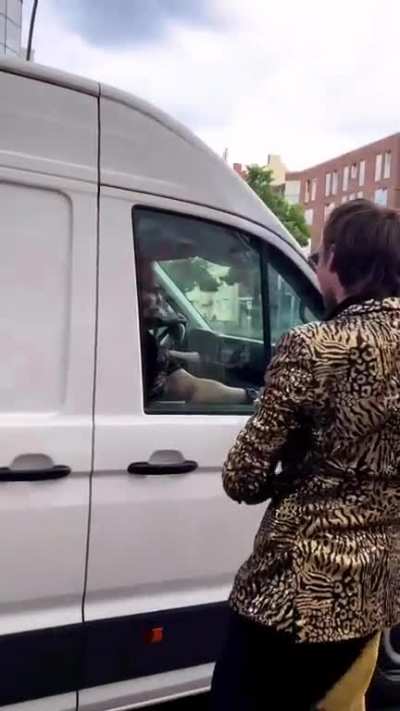 driver was not amused