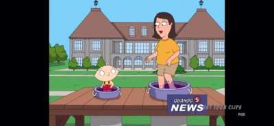 Family Guy has very strange laws of physics