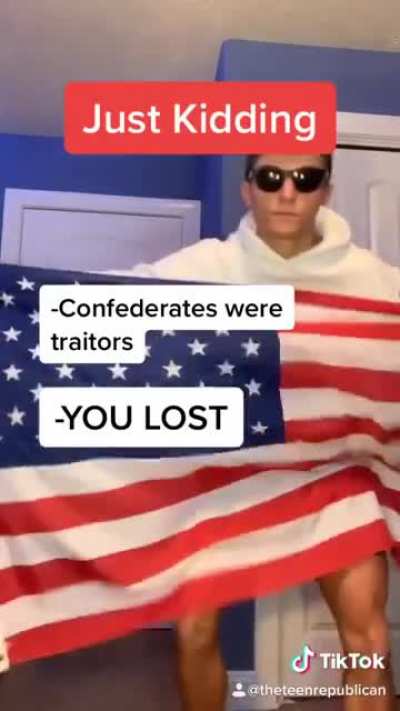 The only time it’s okay to have a confederate flag is never