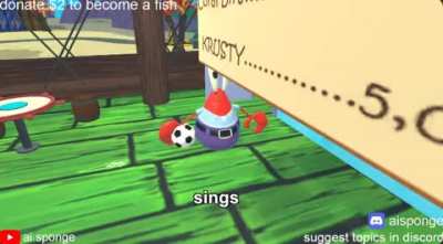 Mr Krabs sing Ballin