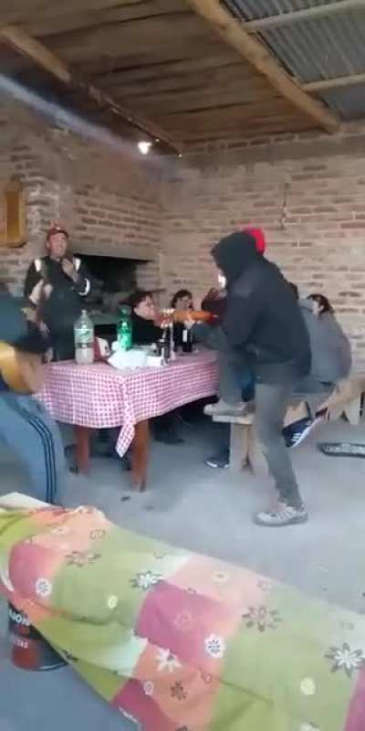 The moment that you realize the party it's getting out of control