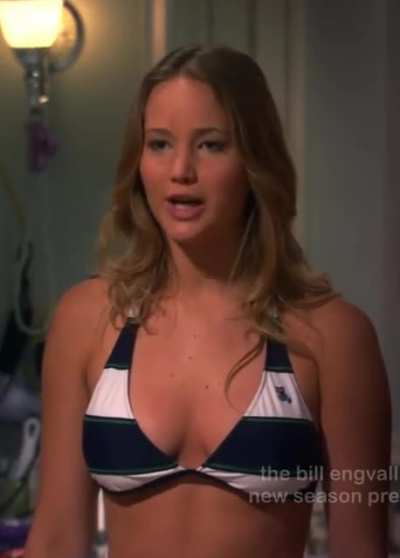 Jennifer Lawrence in a bikini 👙- The Bill Engvall Show