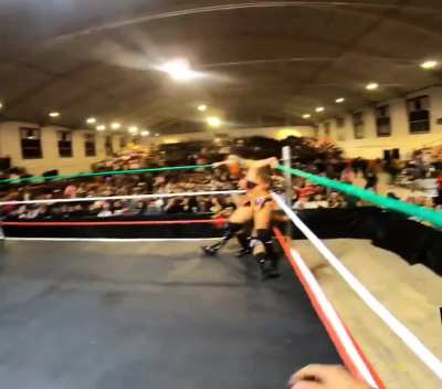 La hiedra stinkface different angle in her match at Promociones Rosales 2/1/26