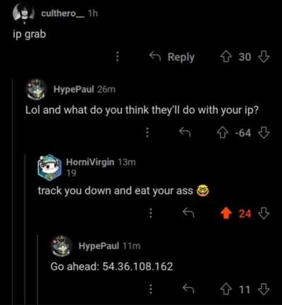 Might have to leak my ip soon
