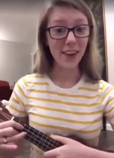 Teacher express her feelings through music