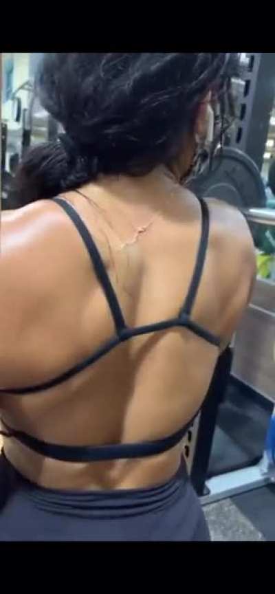Sweaty workout