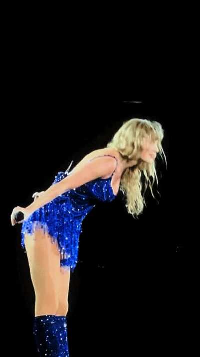 Goddess bending over