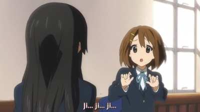 Increasingly excited Mio