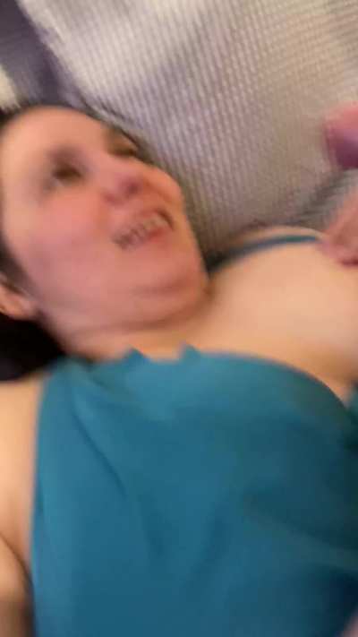 Since yall loved our other video, enjoy this same fat slut gagging on my load and struggling to swallow it!!
