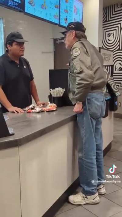 Boomer Male Karen slaps Taco Bell worker