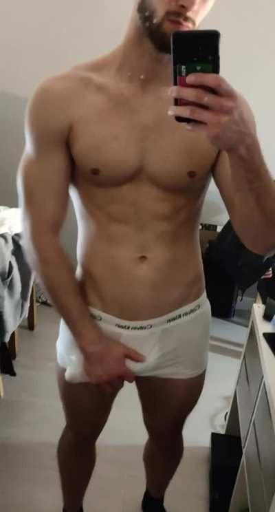 I love making you ladies imagine what’s underneath… (Dw, I posted in r/massivecock this morning if you wanna stop imagining 😉)