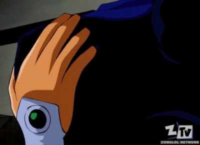 Starfire having a little 