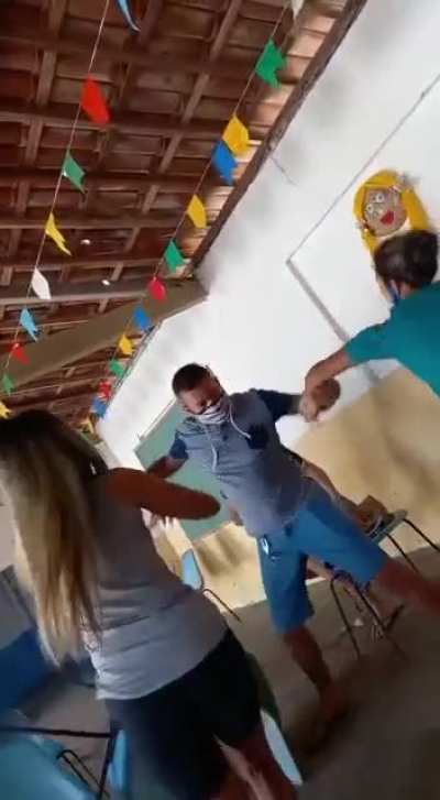 I have no idea what happened, but it was during the Covid vaccination in Brazil.
