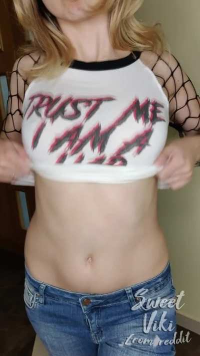 Don't read what is written on shirt, just watch to the end 😋