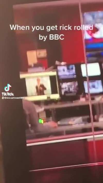 Rick roll on tv