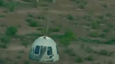 Bezos returning to earth