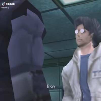 Snake is tired of Otacon’s bs!