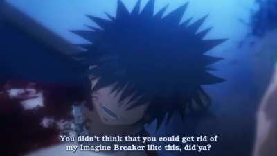 Touma deserves an oscar for this performance [A Certain Magical Index]