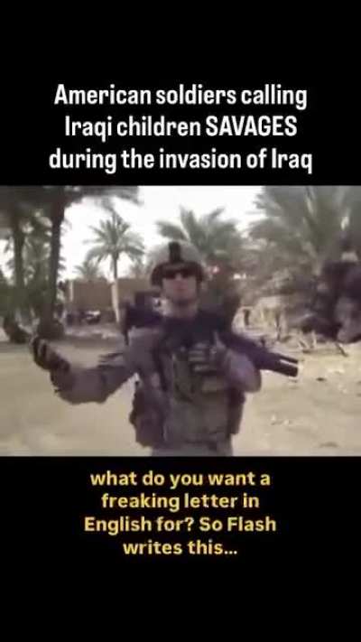 To paint children as barbaric
