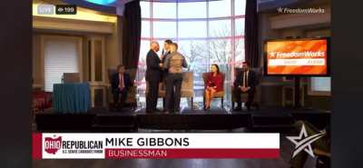 Happening Now: GOP Ohio Senate candidates Josh Mandel and Mike Gibbons are getting into each other’s faces - literally - at a debate: “You’re dealing with the wrong guy. You watch what happens, p*ssy.”