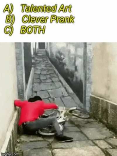 Epic prank art