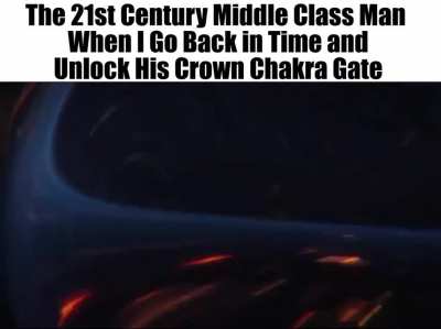 I literally was fighting for my life trying to read up on Chakra and not get scammed out of 5k to buy some rocks on a shady website with 2003 type graphics to make this meme.