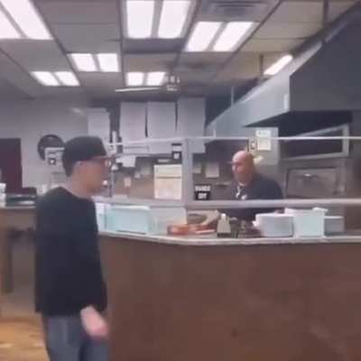 The Pizza Is Aggressive…