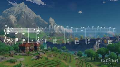 Wrote an intermediate piano arrangement of the Dawn Winery song, one of my favs!