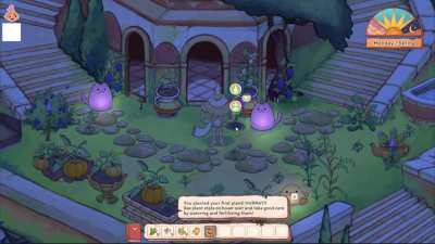 Night time in my lil gardening game 🌃🌿 How do you like its look so far? 😊