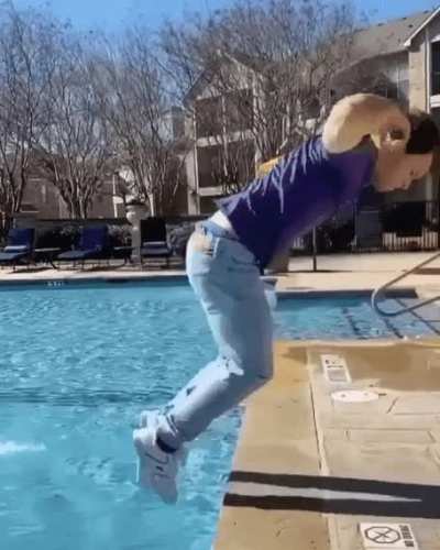 Backflip master!