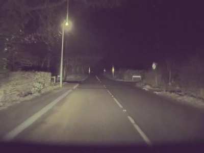 The closest call! Speeding across a give way at night…