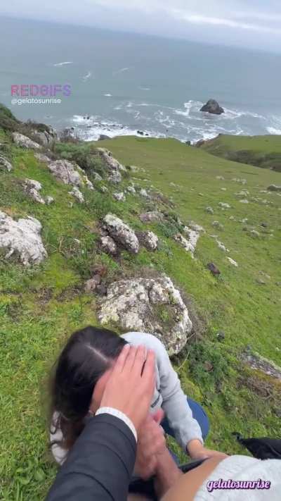 I’m just a blowjob girl on a chill hike