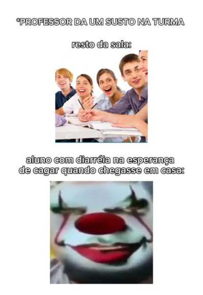Aluno com diarréia