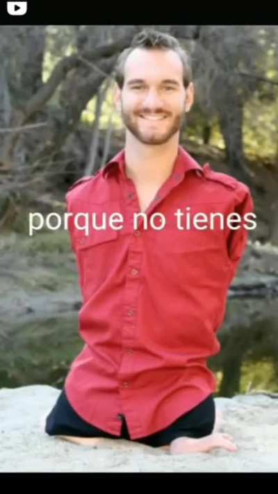 No tienes