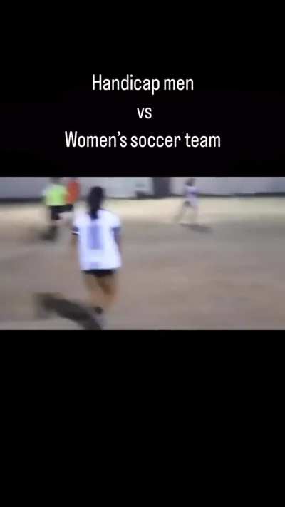 Still not fair as they are using three legs...