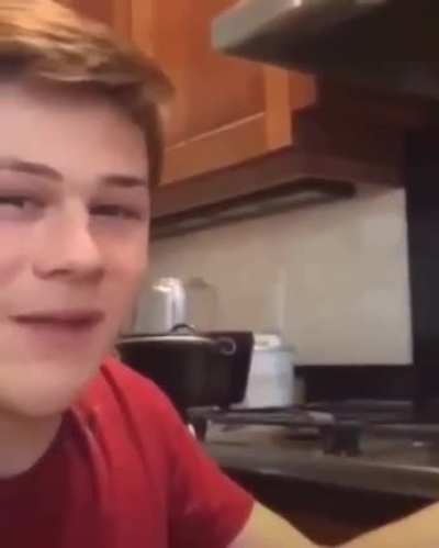 kitchen go boom haha