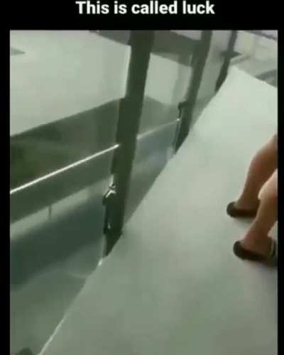 This is pure luck