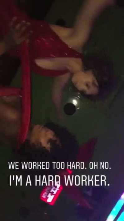 Milana Vayntrub is a hard worker!